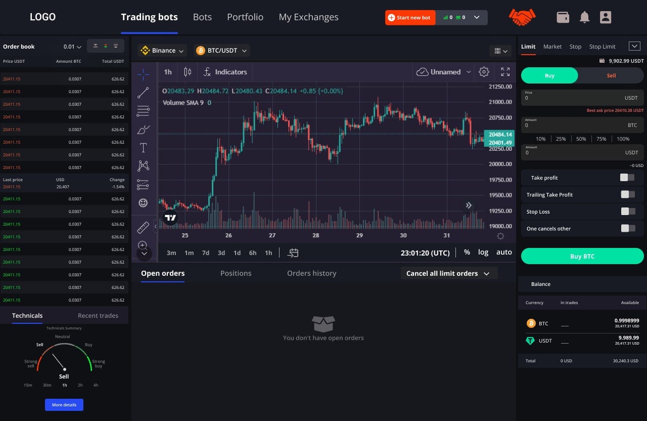 HFT trading bot icon