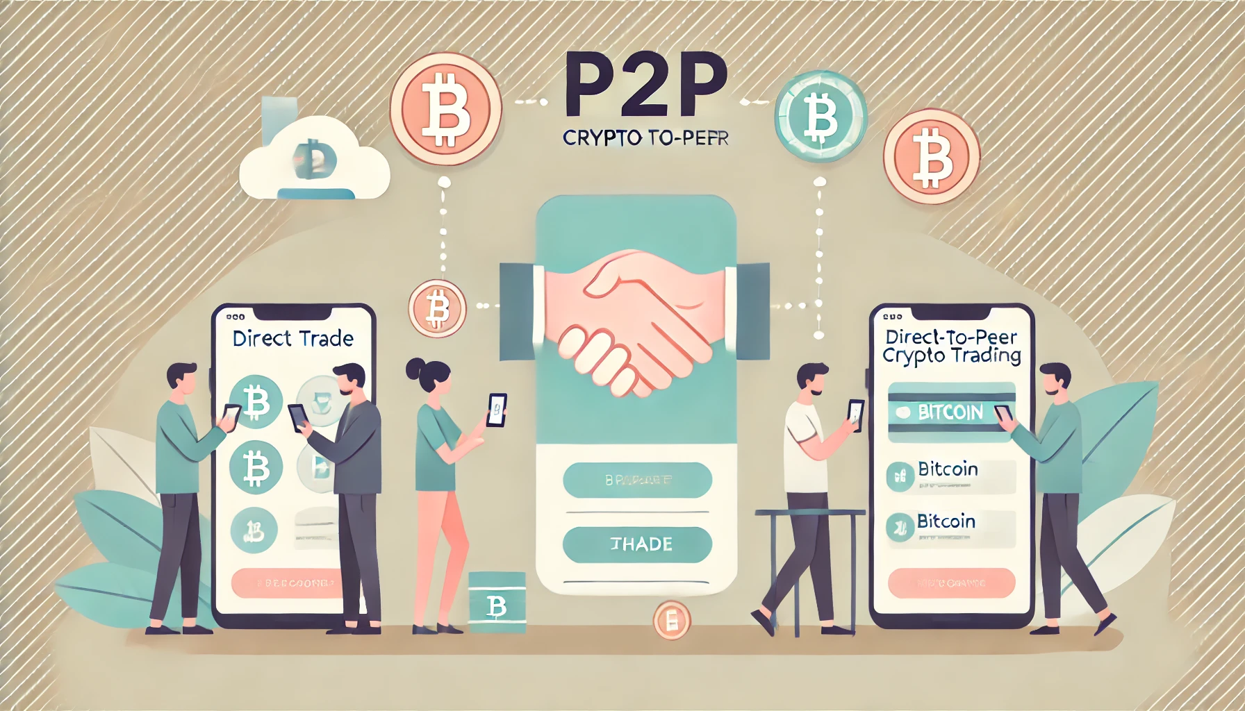 Illustration of a crypto trader using a unified interface to connect seamlessly with multiple blockchains such as Ethereum, Solana, and Arbitrum, representing cross-chain leverage trading with VOOI in 2025.